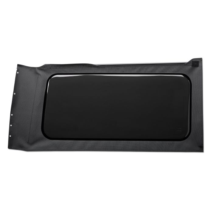 OE JL Replacement Windows - Jeep 2018-23 Wrangler JL (Quarter Right Hand; 2-Door; Black Vinyl; Tinted)