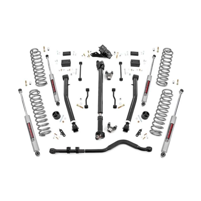 91730 - 3.5 In Lift Kit 2024 JL with Premium N3 Shocks and Control Arms and Driveshaft