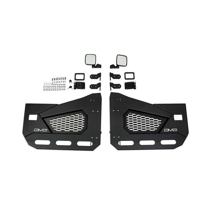 DV8 Offroad  Spec Series Half Doors for 20-22 Jeep Wrangler JL & Gladiator JT