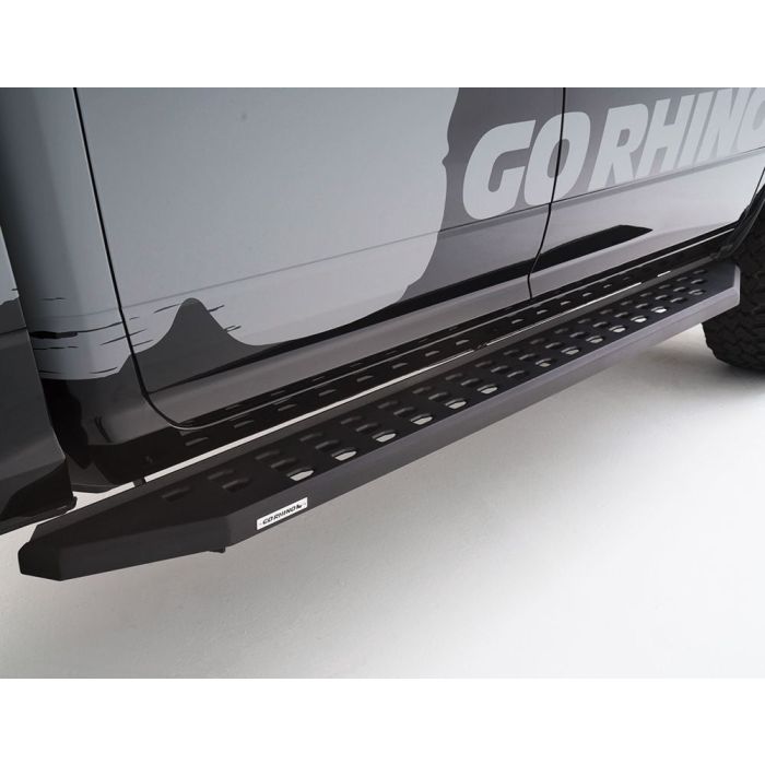 GO RHINO RB20 RUNNING BOARDS JT TEXT BL