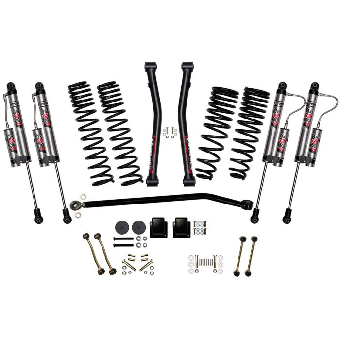 3.5 in. Suspension Lift Kit. Gladiator JT Rubicon. Gas Will Not Fit Diesel Models. Will Not Fit Mojave Models.