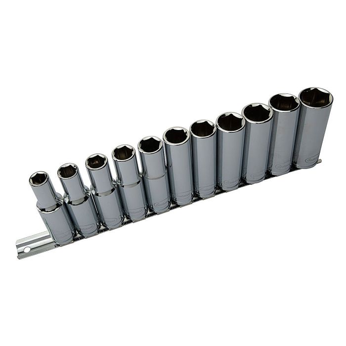 Eastwood 32173 11pc - 1/2 Inch Drive MM Deep Socket Set 