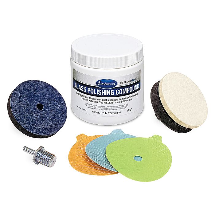 Eastwood 12526 Glass Polishing Kit for Deep Scratches 