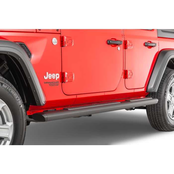 Mopar 82215329AB Tubular Side Steps for 18-24 Jeep Wrangler JL Unlimited