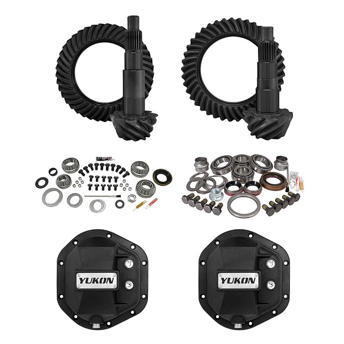 Yukon Stage 2 Re-Gear Kit upgrades front and rear diffs, incl diff covers