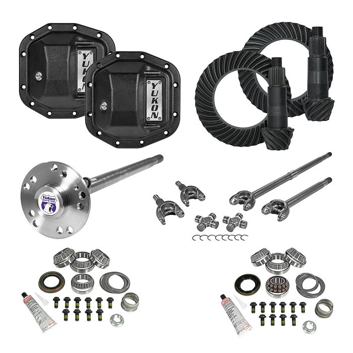 Stage 4 Re-Gear Kit upgrades front & rear diffs, 24 spl, incl covers/fr&rr axles