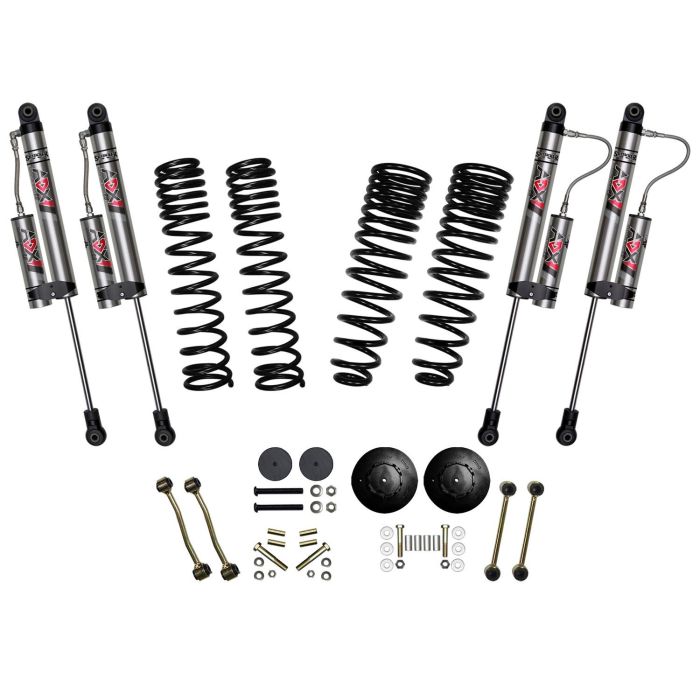 2.5 in. Suspension Lift Kit. Gladiator JT Rubicon. Diesel Will Not Fit Gas Models. Will Not Fit Mojave Models.