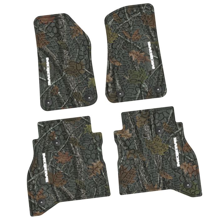 20-24 Jeep Gladiator Front and RearTire Tread/Scorched Earth Scene w/ Mojave Insert - Rugged Woods w/ White insert