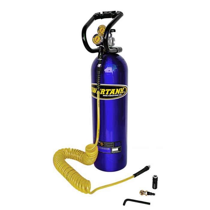 15LB CO2 TANK BASIC PKG 250PSI BLUE