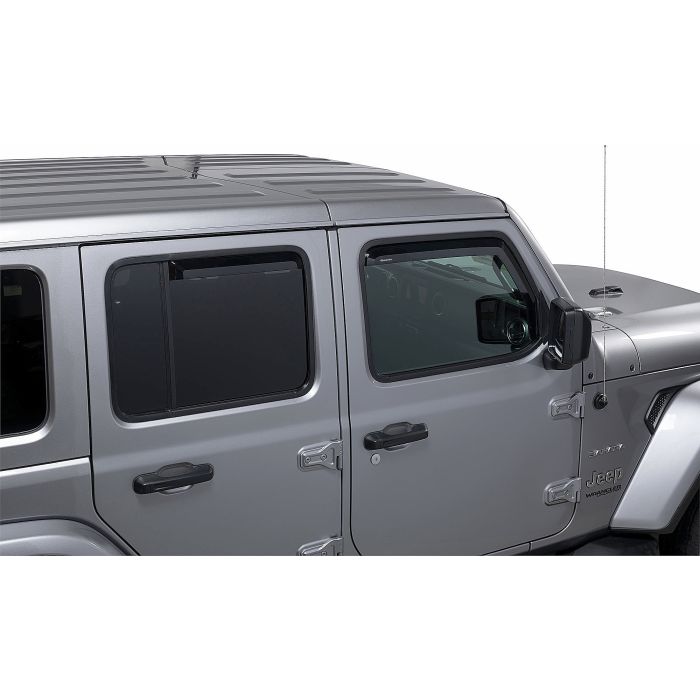 QUADRATEC WINDOW VISORS SMOKE 4DR JL