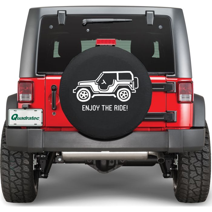 HBS ENJOY THE RIDE TIRE CVR 33X12.5 BK
