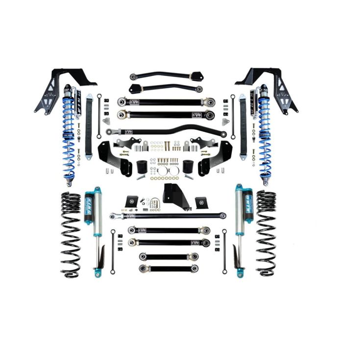 EVO Manufacturing EVO-248BP 4.5" Gas Fusion Suspension Kit for 20-22 Jeep Gladiator JT