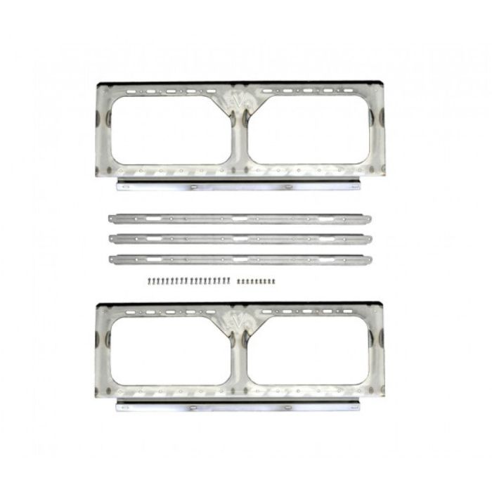 EVO Manufacturing EVO-3073  Bed Rack-Half Height for 20-22 Jeep Gladiator JT