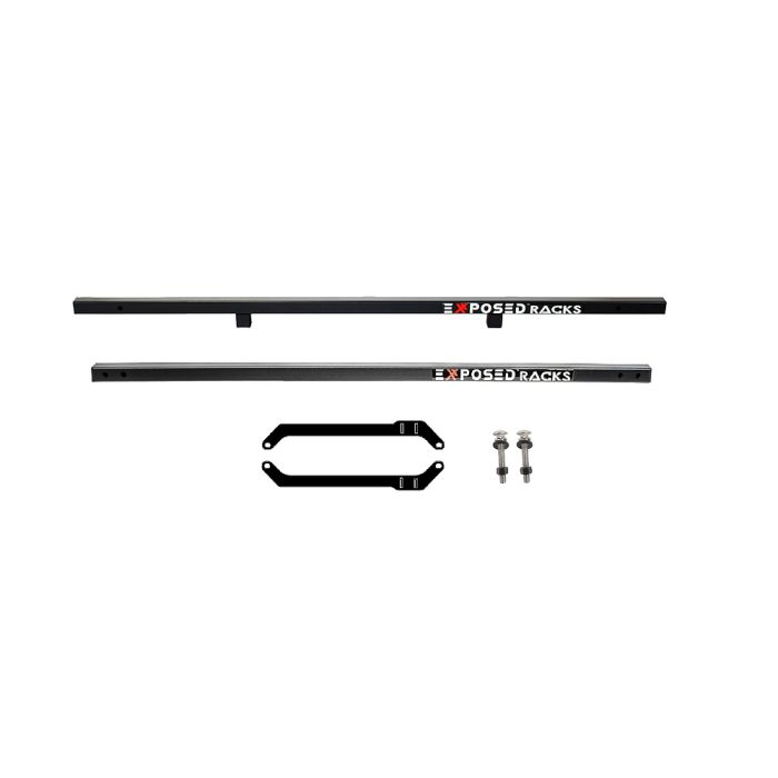 Exposed Racks 8-00-9606-BK Solid Crossbar Roof Rack for 07-18 Jeep Wrangler JK 2-Door Under Soft Top