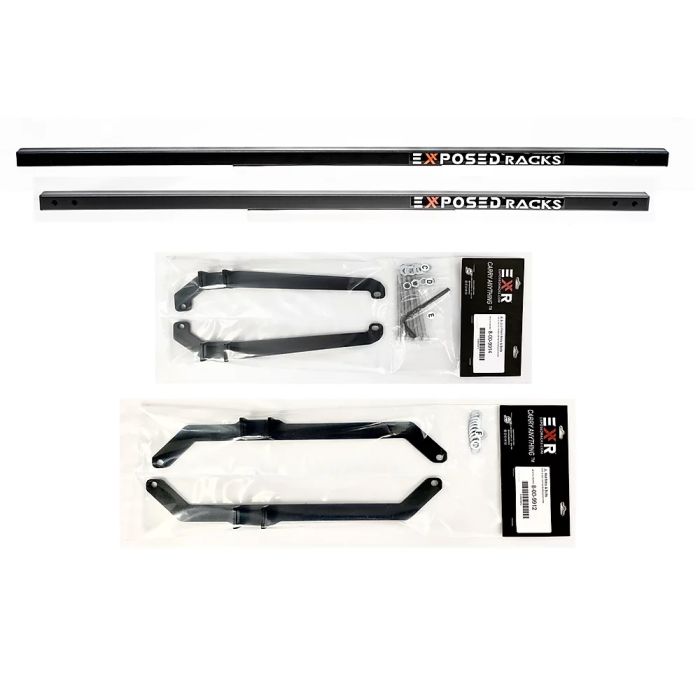 Exposed Racks  Under Soft Top Roof Rack for 18-20 Jeep Wrangler JL 2-Door & Gladiator JT