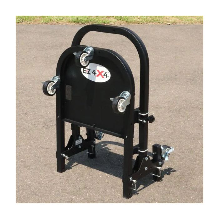 1921 0082 - Door Holder  (2) dr  Aluminum  Rolling cart    BLACK