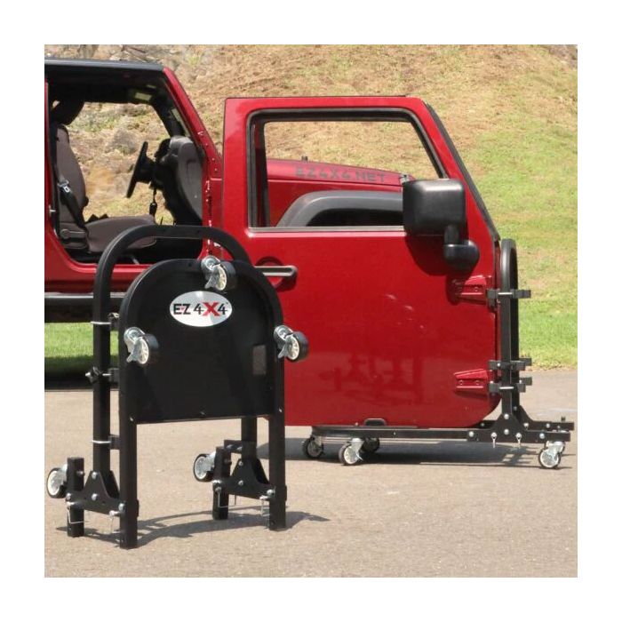 EZ 4X4  Door Holder Rolling Cart for 97-24 Jeep Wrangler & Gladiator