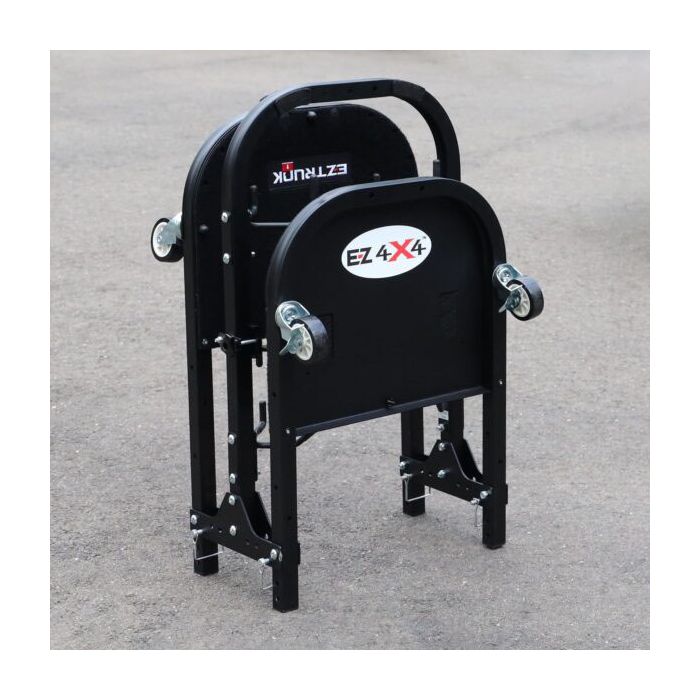 1921 0084 - Door Holder  (4) dr  Aluminum  Rolling cart    BLACK