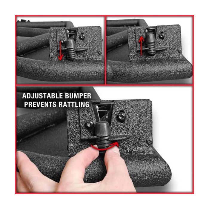 EZ 4X4  Phantop Aluminum Tube Doors for 18-24 Jeep Wrangler JL & Gladiator JT