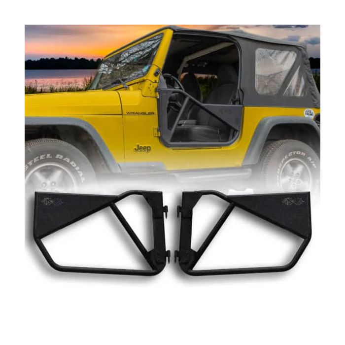 EZ 4X4 1997 0072 Phantom Aluminum Tube Doors for 97-06 Jeep Wrangler TJ