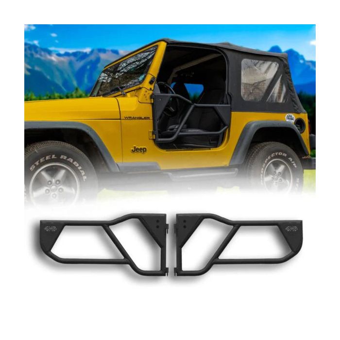 EZ 4X4 1997 0092 Razor Tube Doors for 97-06 Jeep Wrangler TJ