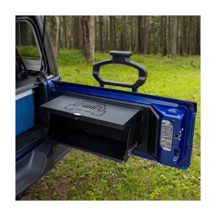 EZ 4X4  Aluminum Folding Tailgate Table for 07-24 Jeep Wrangler JK & JL