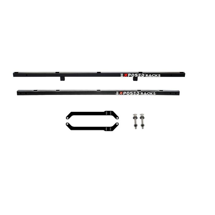 Exposed Racks  Crossbar Roof Rack for 07-18 Jeep Wrangler JK 2-Door Under Soft Top