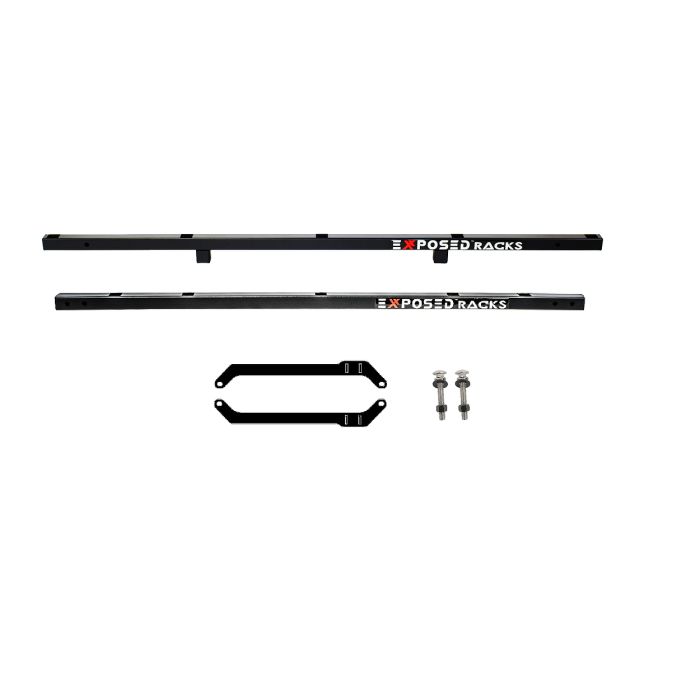 Exposed Racks  Crossbar Roof Rack for 07-18 Jeep Wrangler JK 2-Door Under Soft Top