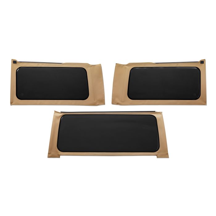 OE JL Replacement Windows - Jeep 2018-23 Wrangler JL (2-Door Tan Twill; Tinted)