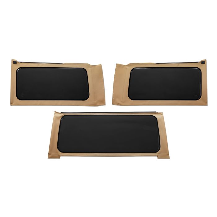 OE JL Replacement Windows - Jeep 2018-23 Wrangler JL (2-Door Tan Twill; Tinted)