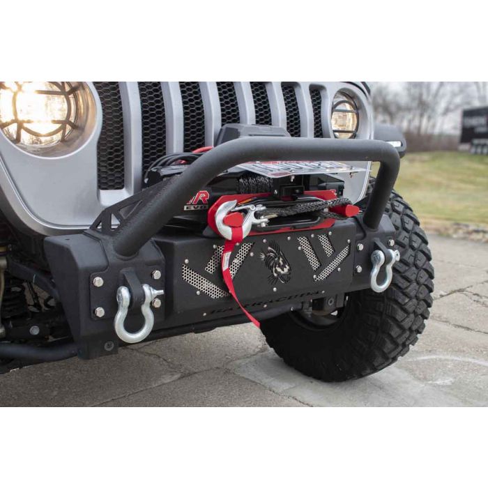 Fishbone Offroad FB22341 Barracuda Front Stubby Bumper for 07-23 Jeep Wrangler JK,  JL, & Gladiator JT