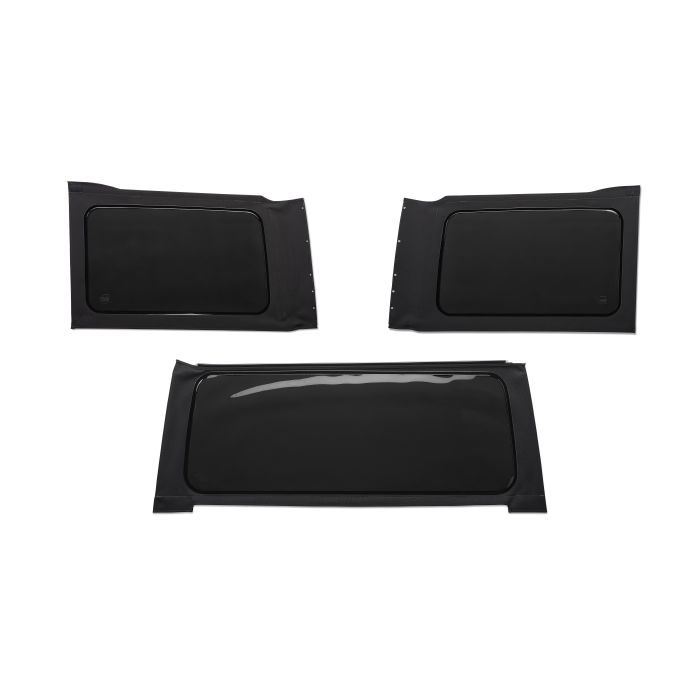OE JL Replacement Windows - Jeep 2018-23 Wrangler JL (4-Door; Black Twill; Tinted)