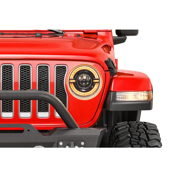 TACTIK  9" LED Headlights with DRL Halo for 18-25 Jeep Wrangler JL & Gladiator JT