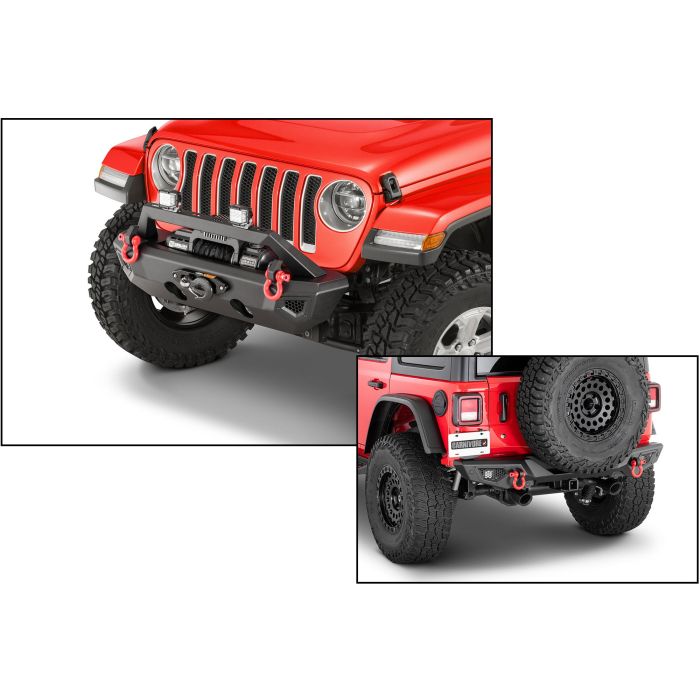 Carnivore  Front & Rear Bumper Combo for 18-24 Jeep Wrangler JL