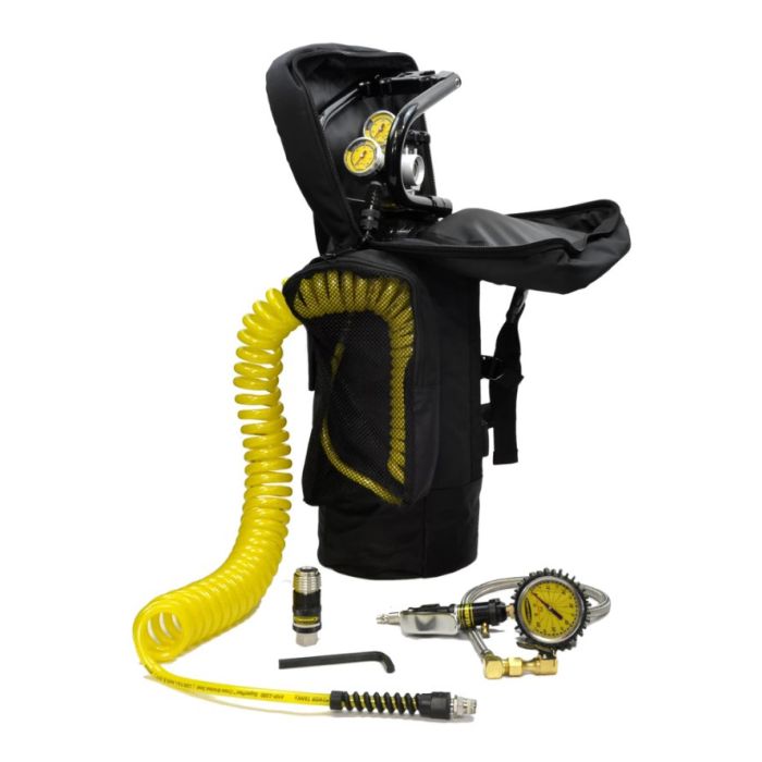 10LB CO2 TANK TRACK PKG B 250PSI BLACK