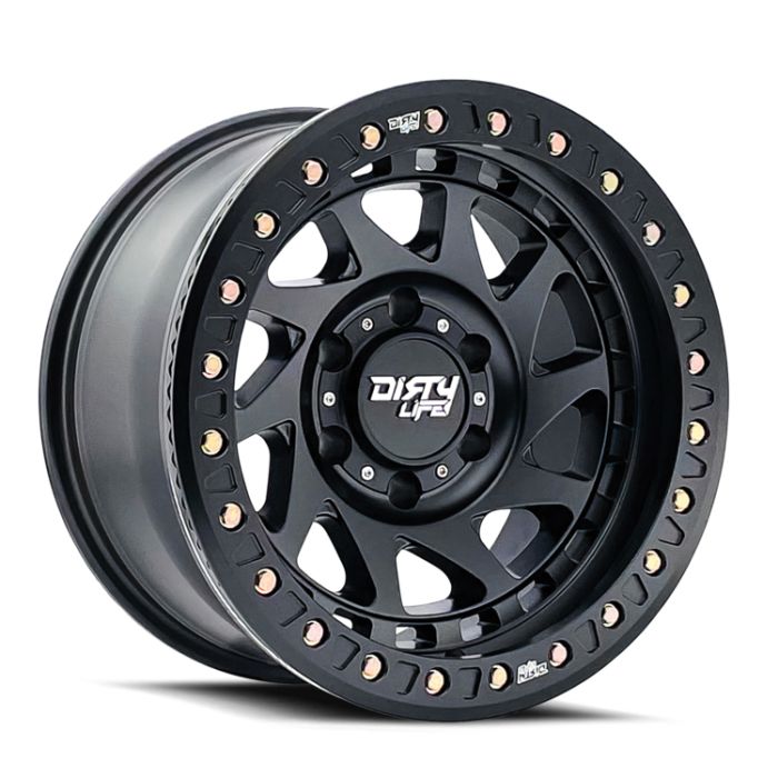 DIRTY LIFE ENIGMA RACE 9313 MATTE BLACK 17X9 5-127 -38MM 78.1MM
