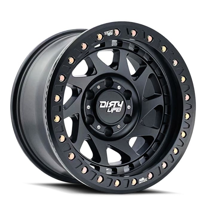 DIRTY LIFE ENIGMA RACE 9313 MATTE BLACK 17X9 5-127 -38MM 78.1MM