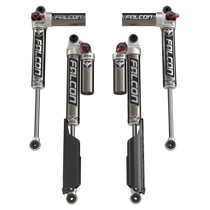 JL EcoDiesel/4xe/392: Falcon SP2 3.3 Fast Adjust Piggyback Shock Kit (0–1.5”)