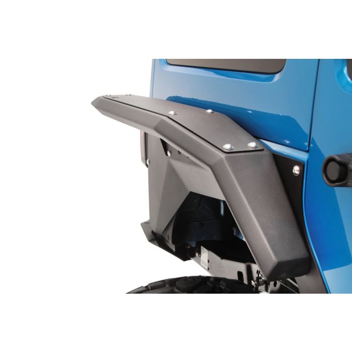 Fab Fours JK1007-B Rear Full Width Fender Flare for 07-20 Jeep Wrangler JL & JK Unlimited with Fab Fours Rear Fenders