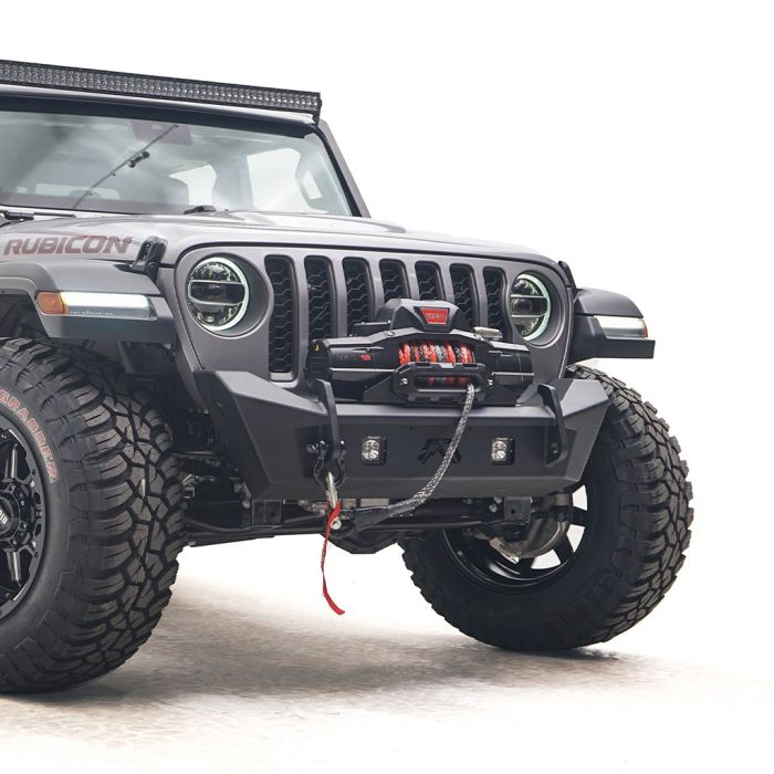 FAB4 STUBBY BUMPER NO/GUARD BARE JK