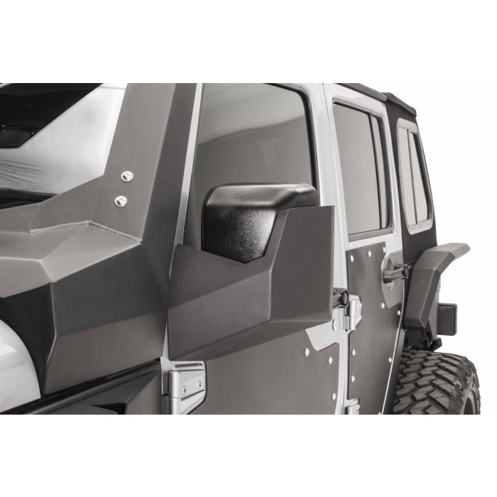 Fab Fours JK3001-1 Door Mirror Armor for 07-18 Jeep Wrangler JK