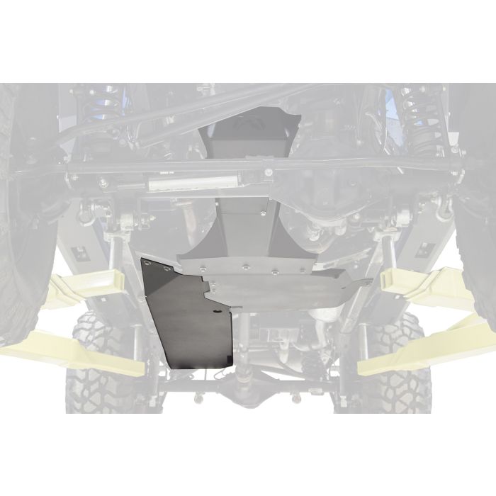 FAB4 GAS TANK SKID PLATE JK BLACK
