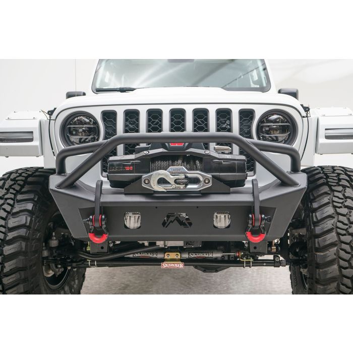FAB4 FRONT STUBBY BUMPER WGUARD BARE JL