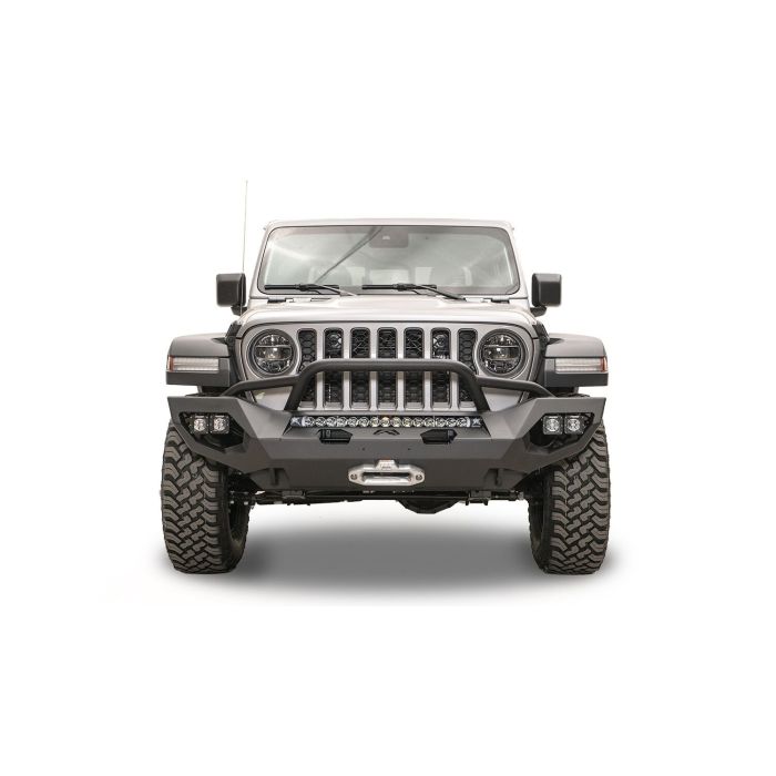 FAB4 MATRIX FRONT BUMPER WGUARD BARE JL