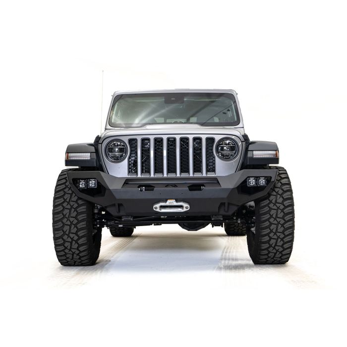FAB4 MATRIX FRONT BUMPER BLACK JL JT