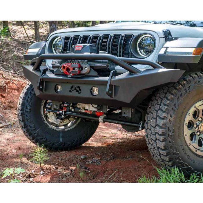 2018-2025 Jeep Wrangler JL/JT Premium Front Lifestyle Bumper w/ Pre-Runner Guard Bare