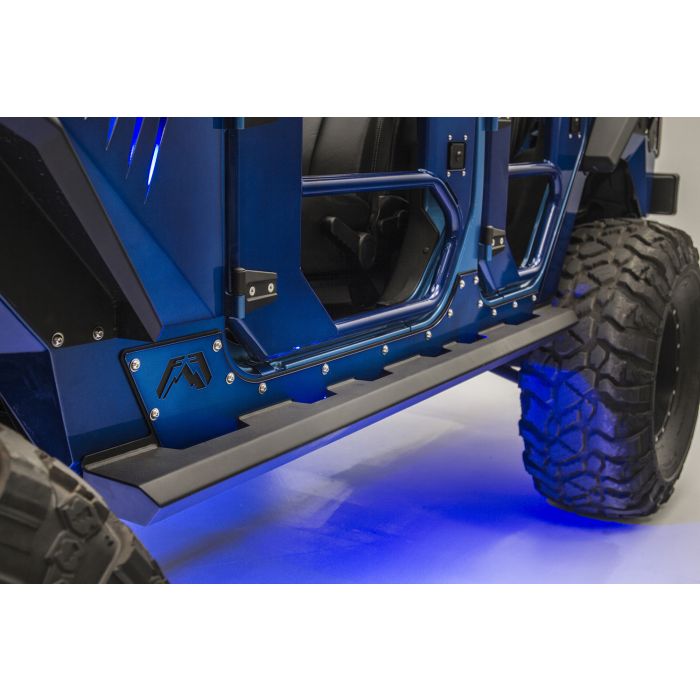 FAB4 LIGHT ROCK SLIDER JK 4DR BLACK