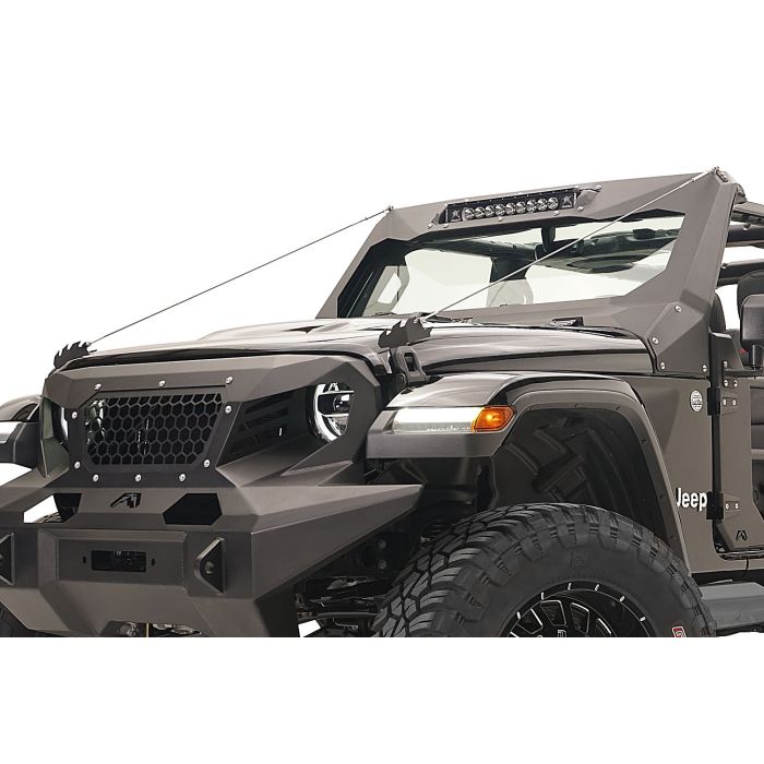 Fab Fours JL1060-1 ViCowl Limb Riser for 18-19 Jeep Wrangler JL