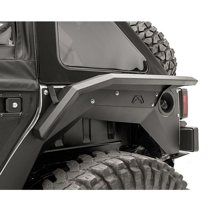 Fab Fours  Rear Fender Flares for 07-22 Jeep Wrangler JL & JK Unlimited with Fab Fours Rear Fenders