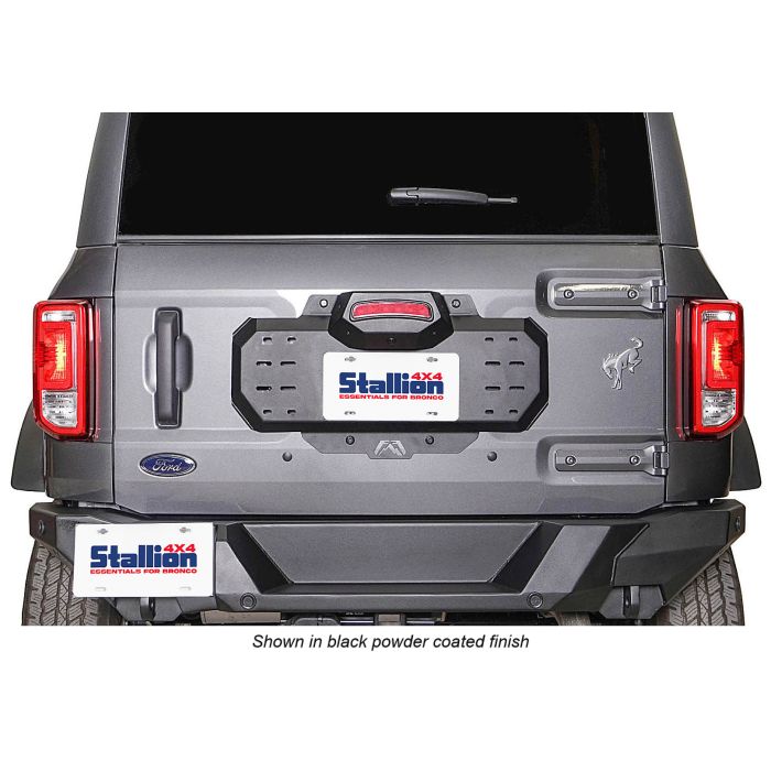 2021-2022 Ford Bronco Spare Tire Delete Plate Bare